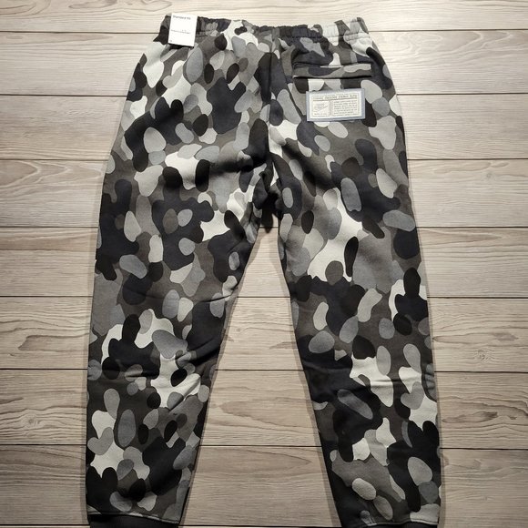 Nike Sportswear Club Fleece Joggers Black/Grey Camo Men’s Large [FB9023-060] - Picture 2 of 9